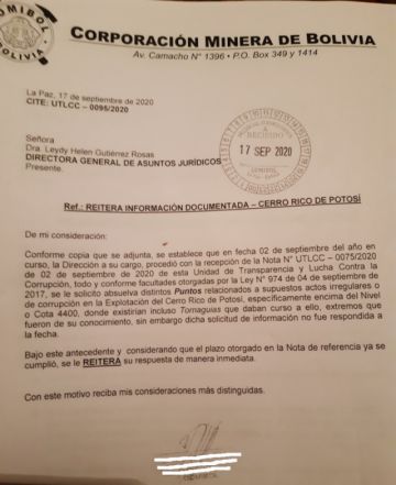 Los pedidos de información.