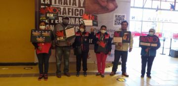 Realizaron actividades contra la trata y tráfico. FOTO SEDEGES