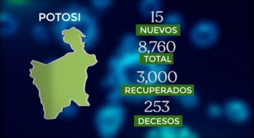 Potosí en el reporte del Ministerio de Salud
