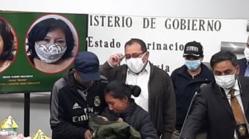 Se difundió el momento del reencuentro de la bebé con sus padres.