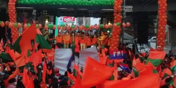La concentración se realiza en la avenida Tinku.