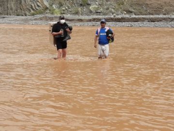 Así estaban los caminos rumbo a los recintos electorales
