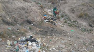 La basura fue llevada por personas en lugares como este. FOTO EMAP