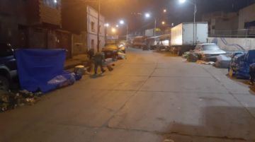 Realizaron la limpieza desde la madrugada. FOTO EMAP