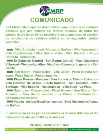 El martes retorna el servicio de recojo domiciliario. FOTO EMAP