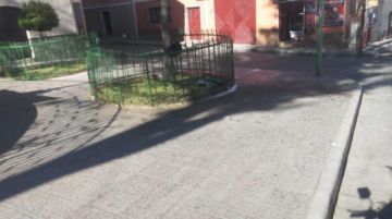 Realizaron la limpieza en la jornada de feriado. FOTO EMAP
