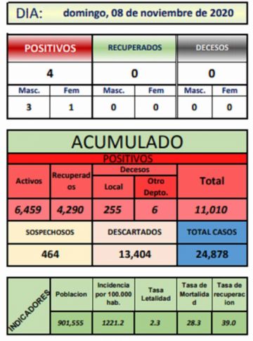 Reporte departamental del Sedes Potosí