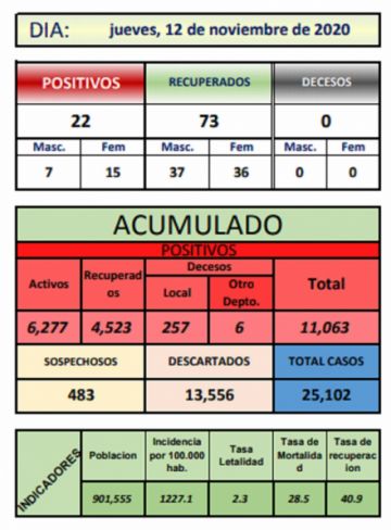 Reporte departamental del Sedes Potosí