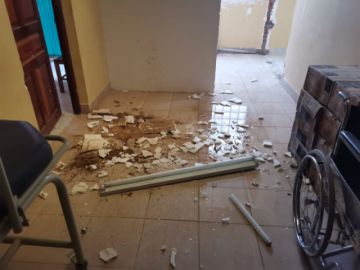 El granizo afectó varias comunidades en ambos municipios. FOTO JORGE PEÑARANDA