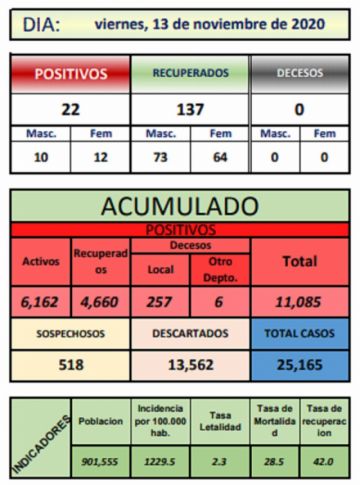Reporte departamental del Sedes Potosí
