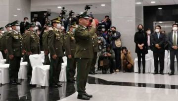 Coronel Jhonny Aguilera asume como Comandante de la Policía