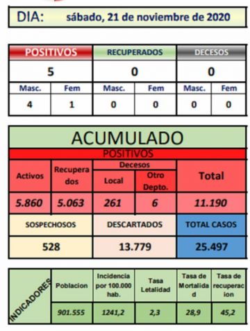 Reporte departamental del Sedes Potosí