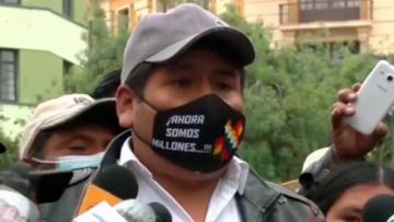 Faustino Yucra reaparece da plazo para aprehender a “golpistas”
