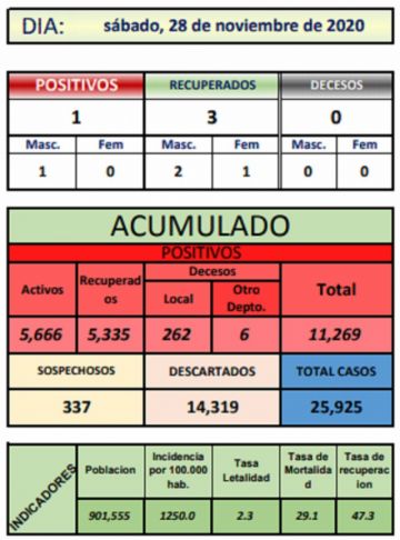 Reporte departamental del Sedes Potosí