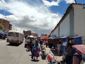 Cercanías del cementerio de Potosí 