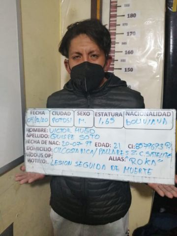 Los aprehendidos.