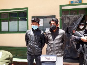 Los aprehendidos.