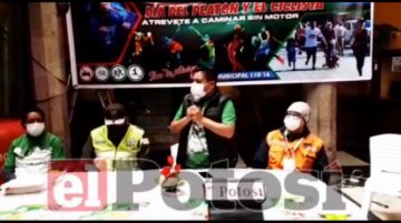 Este domingo 6 de diciembre será el Día del Peatón en el municipio de Potosí
