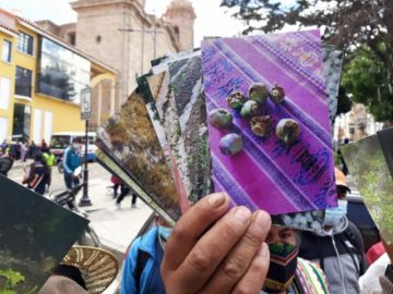 Los comunarios mostraron los efectos del clima