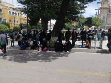 Los familiares realizan vigilia