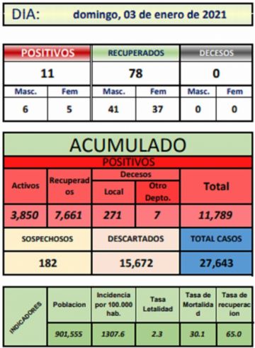 Reporte departamental del Sedes Potosí