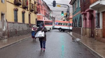 Las diferentes zonas de Potosí están bloqueadas.