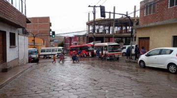 Las diferentes zonas de Potosí están bloqueadas.