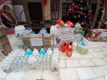 La entrega se realizó esta mañana.