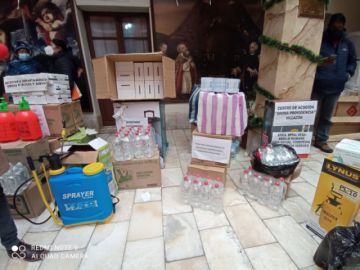 La entrega se realizó esta mañana.