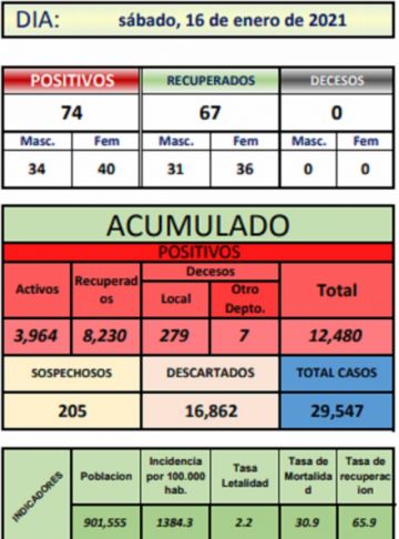 Reporte departamental del Sedes Potosí