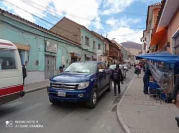 Las calles de la ciudad cerca de las 10:00