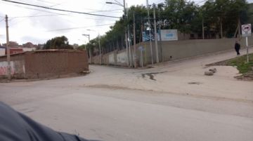Las calles de la ciudad de Potosí, a las siete de la mañana de este martes.