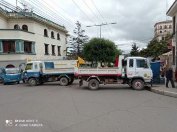 Las calles de la ciudad cerca de las 10:00