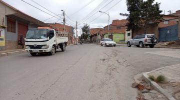 Las calles de la ciudad de Potosí, a las siete de la mañana de este martes.