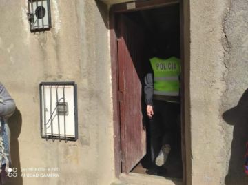 La Policía acudió a la vivienda. GENTILEZA