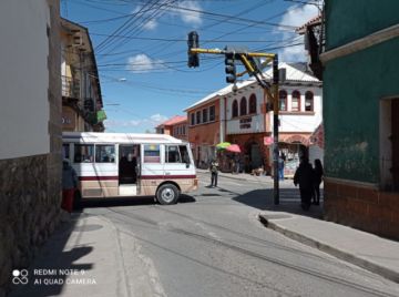 Las calles de la ciudad de Potosí el domingo 31 de enero