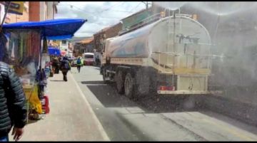 La Alcaldía inicia la fumigación de mercados de Potosí