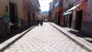 La ciudad de Potosí vive domingo de carnaval encapsulada