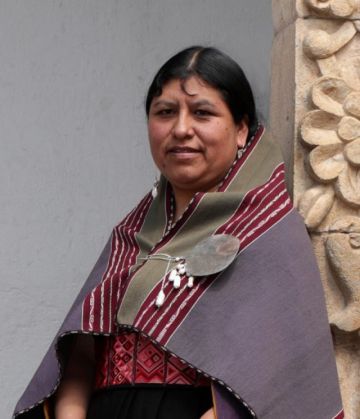Elvira Espejo Ayca, Directora del Museo Nacional de Etnografía y Folklore FOTO FCBCB