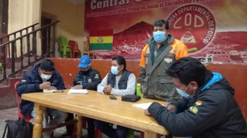 El ampliado se desarrolló en ambientes de la Central Obrera Departamental de Potosí.