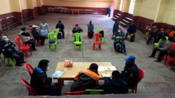 El ampliado se desarrolló en ambientes de la Central Obrera Departamental de Potosí.