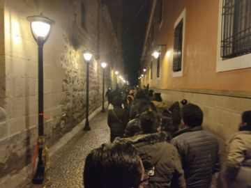 La noche del viernes se habilitó al público. 