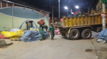 Realizaron la limpieza con el apoyo de 90 trabajadores. FOTO EMAP