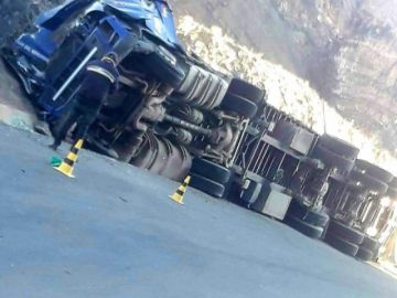 Imágenes del accidente.
