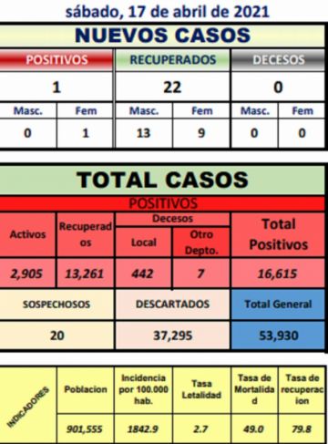 Reporte departamental del Sedes Potosí