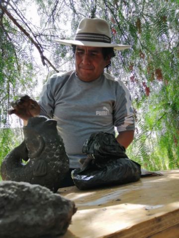 Participaron cerca de 60 personas entre artistas y alfareros. 