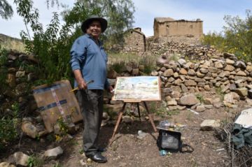 Participaron cerca de 60 personas entre artistas y alfareros. 