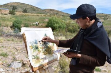 Participaron cerca de 60 personas entre artistas y alfareros. 