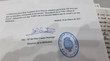 La legalización del documento.