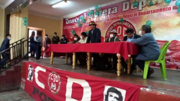 El gobernador de Potosí está en la COD.
